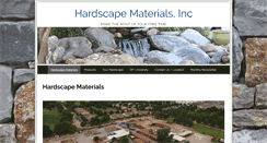 Desktop Screenshot of hardscapematerials.com